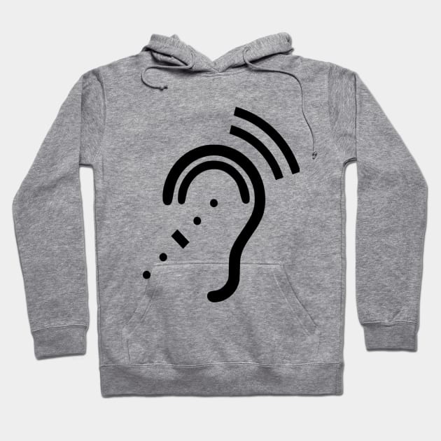 Hearing impaired Hoodie by ogami